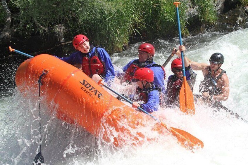 Splashing through Nugget Falls