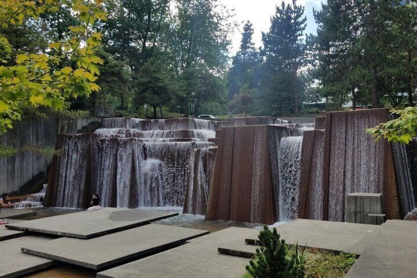 Waterfalls abound in both our Columbia River Gorge and our water rich city.