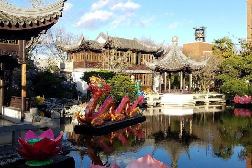 Enjoy a zen moment in the bustling city in the sancturary of the ornate Lan Su Chinese Gardens.