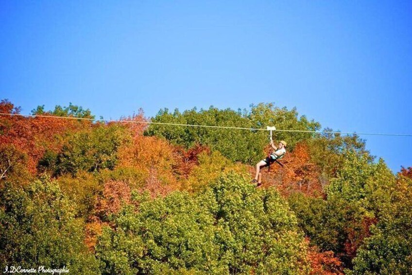 Mega zipline mont tremblant