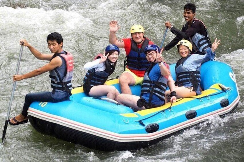 Rafting 5 km, Zip Line 18 Station and Jungle Tour From Phuket