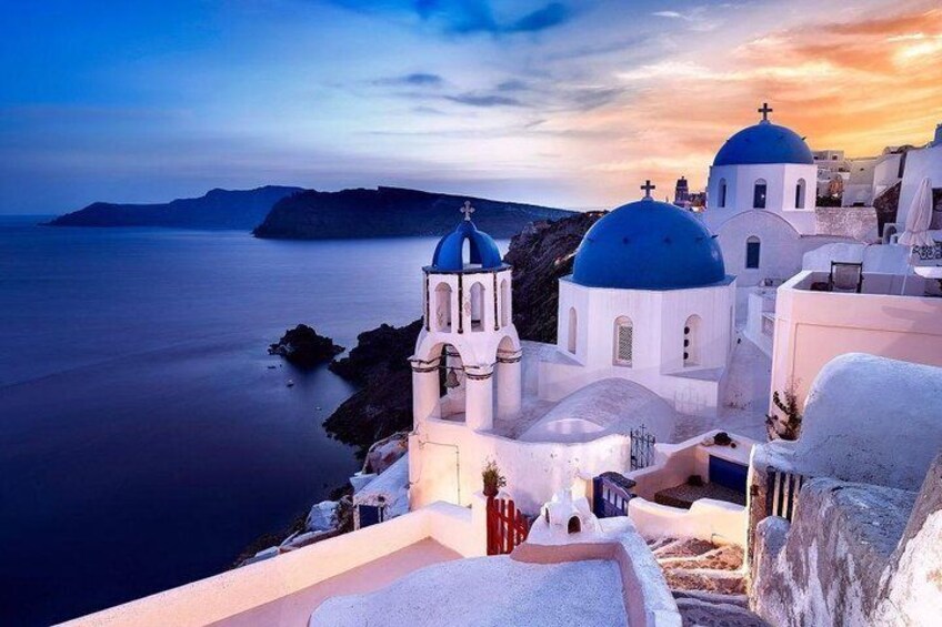 Santorini organized tour half day