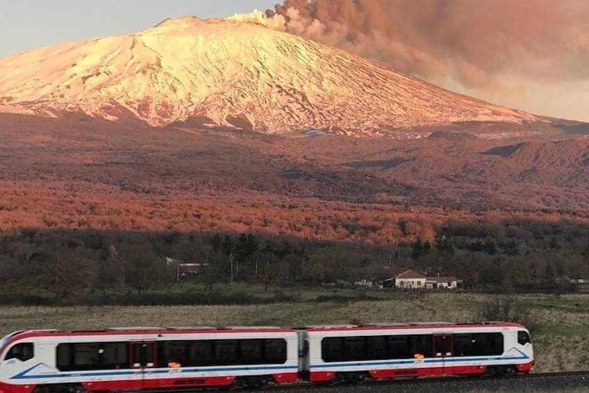 Etna Wine Tasting and Train Tour