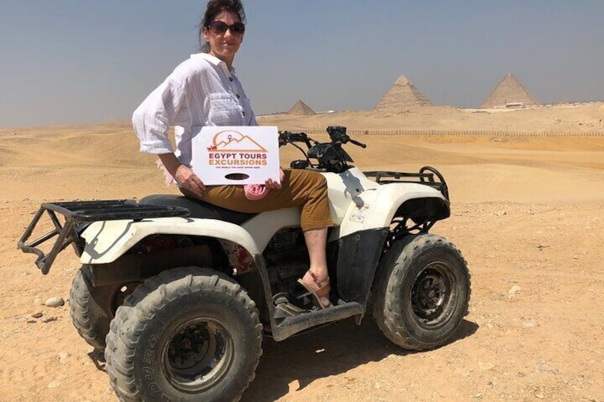 Quad Bike at Giza Pyramids