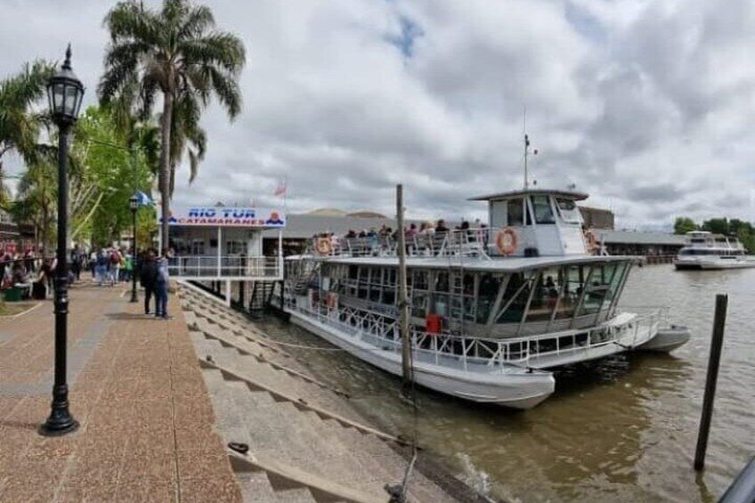 Delta Tigre Day tour from 11am with navigation and transfer from your hotel