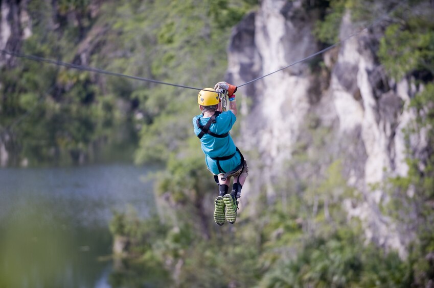 Show item 1 of 5. Big Cliff Canyon Zip Line Tour