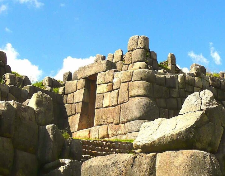 Horseriding back in Saqsayhuaman and inca ruins Cusco