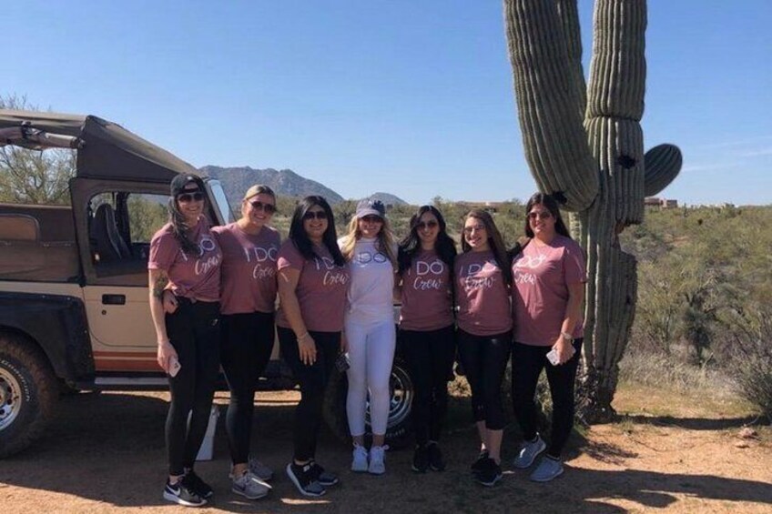 Our Jeep tours are popular among bachelorette parties, corporate events, family gatherings, and groups of any size for any occasion. 