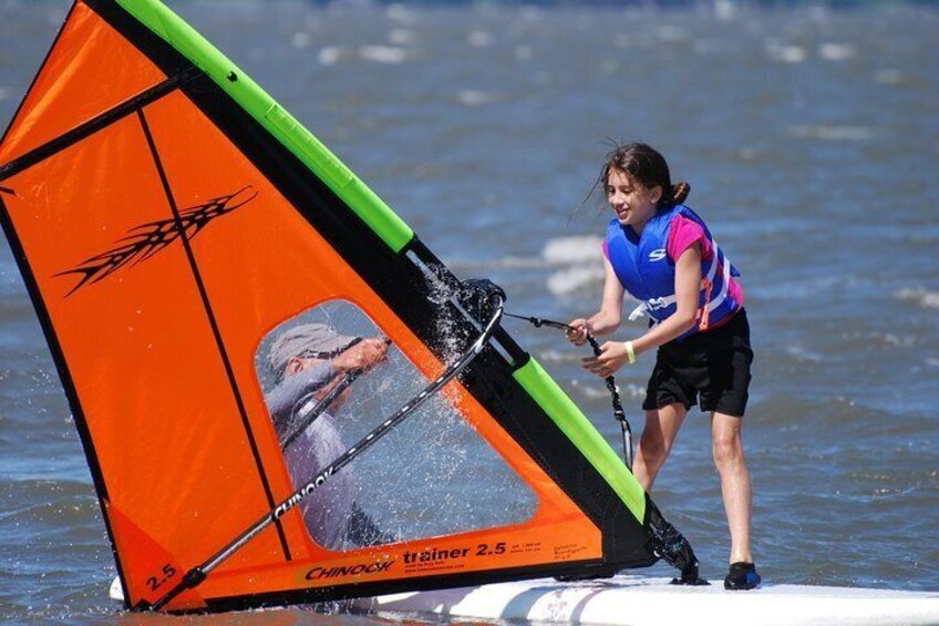Sail rigs for all sizes of windsurfers.