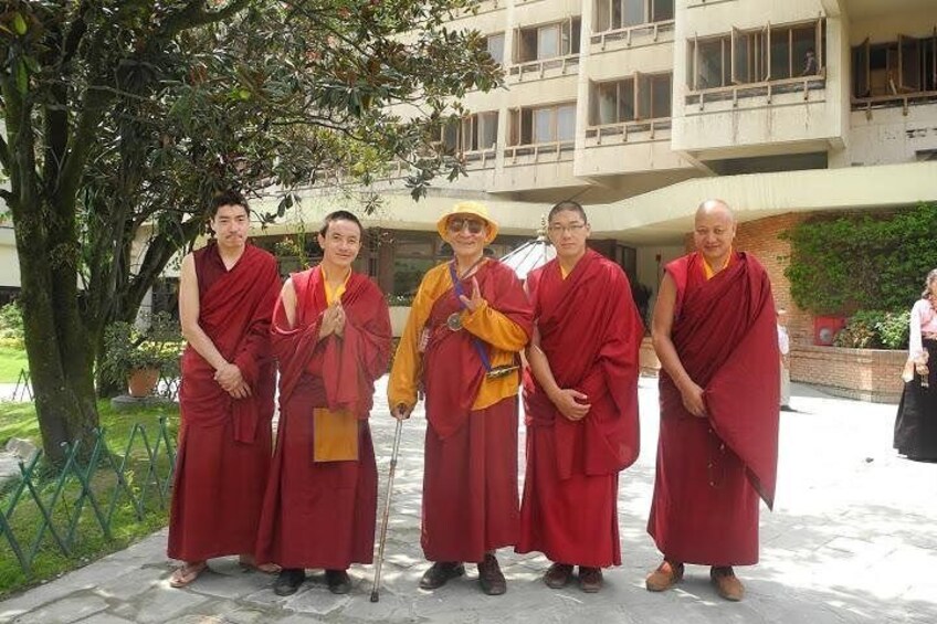 Monks in the monastry