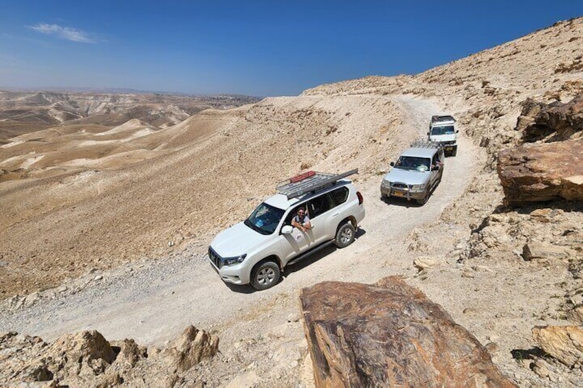 Judean Desert Jeep Adventure from Jerusalem