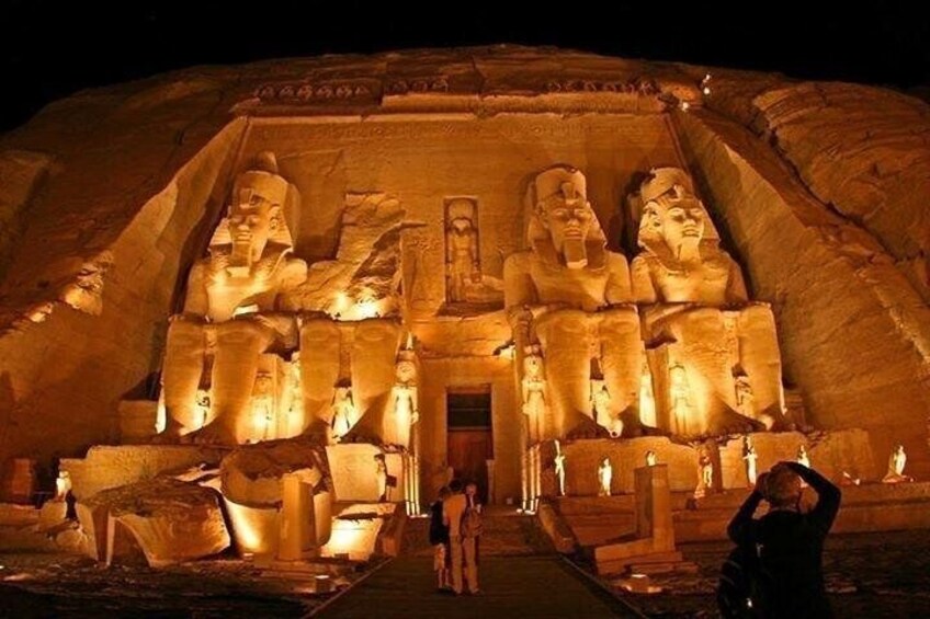 Sound and light show at Karnak temple in Luxor