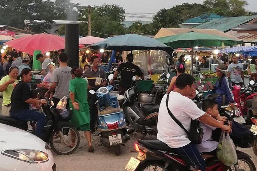 The hustle & bustle of the local's local market