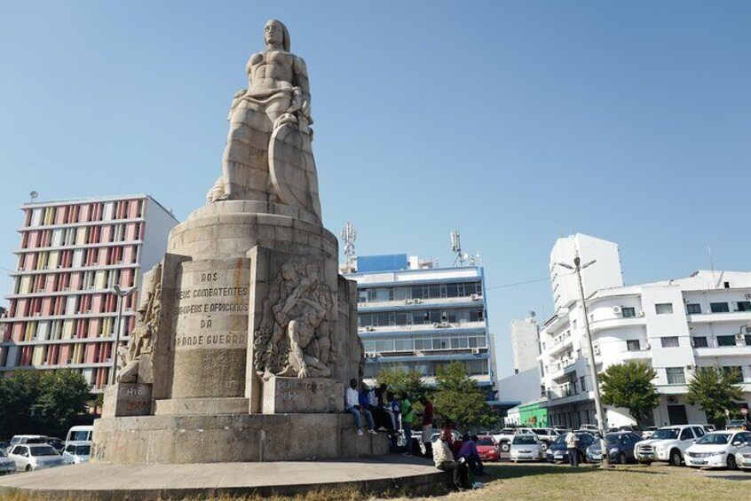 First World War Memorial in Maputo (informally known as "Lady snake")