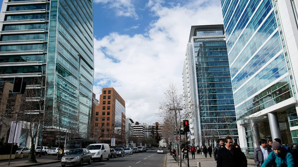 City center in Santiago