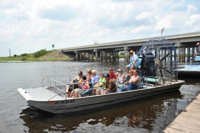 Kennedy Space Center & Airboat Swamp Tour Boat Ride Combination 