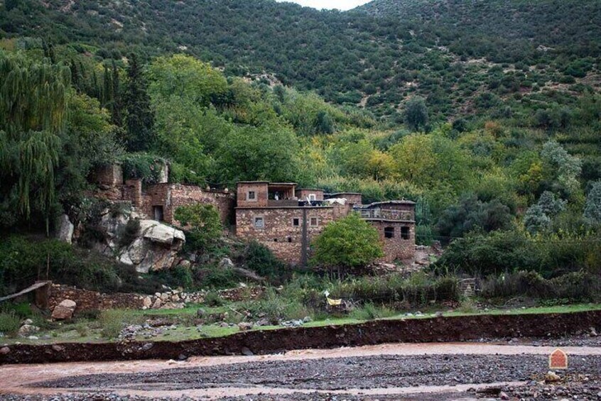 The Mountains and berber village