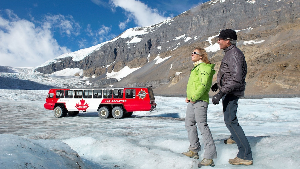 Enjoy amazing views of the Columbian Icefields