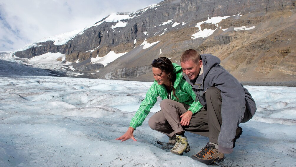 The Columbian Icefields formed over eons of glacial snow