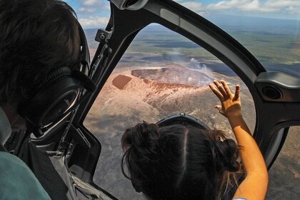 Maui to Big Island : Big Island Volcano Helicopter Tour & Ground Tour