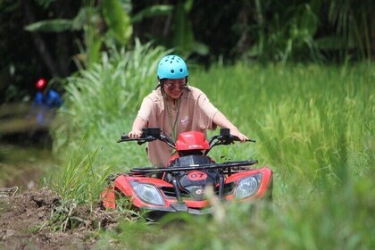 Bali VTT Quad avec cascades, tunnel et piste de statue de Gorille
