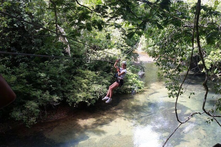 Zip-line Canopy Tour from Belize City