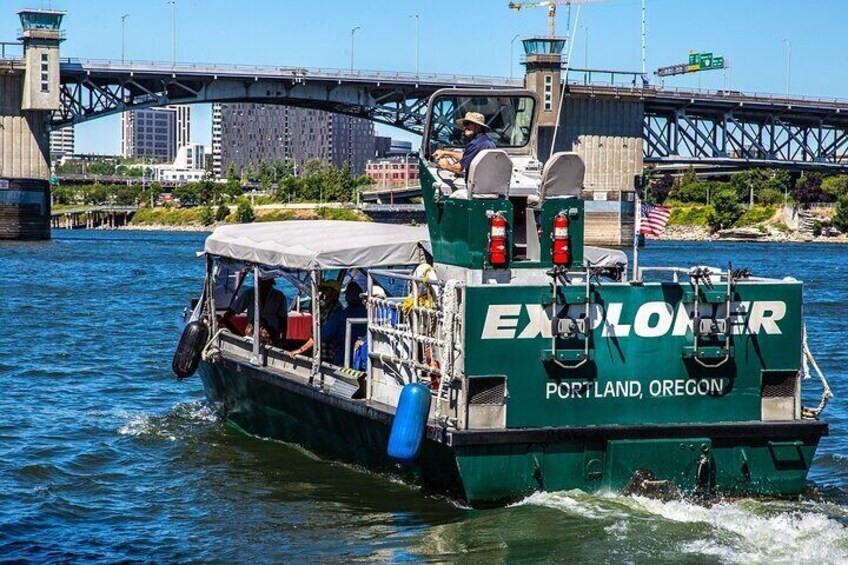 Explorer Jetboat From Rear
