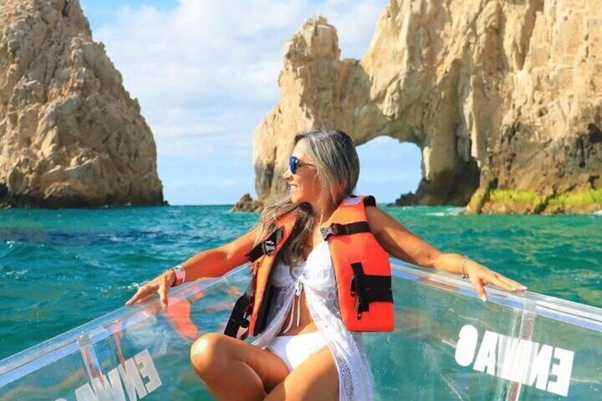 Cabo's Only Clear Boat Tour- see it all in one tour!