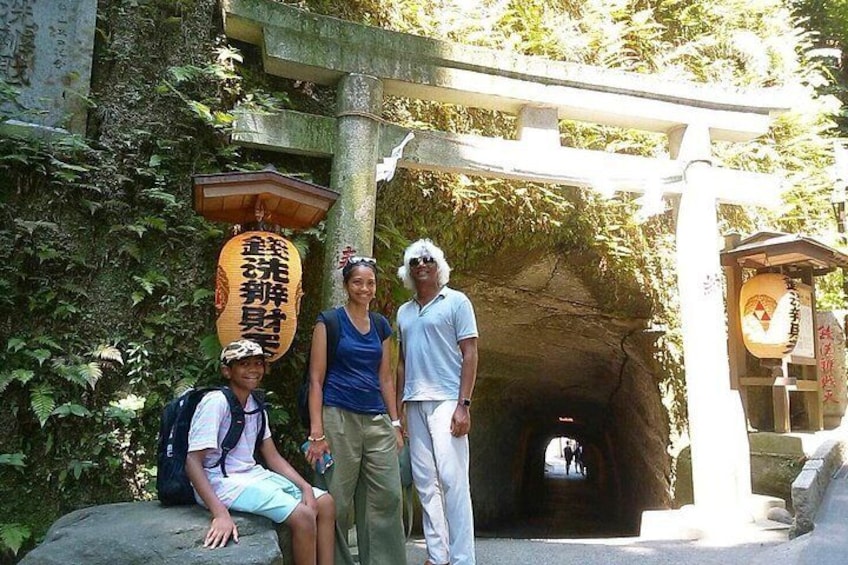 Trii Gate at Zeniarai Benzaiten