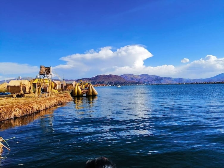 Sleep on Uros Island on Lake Titicaca