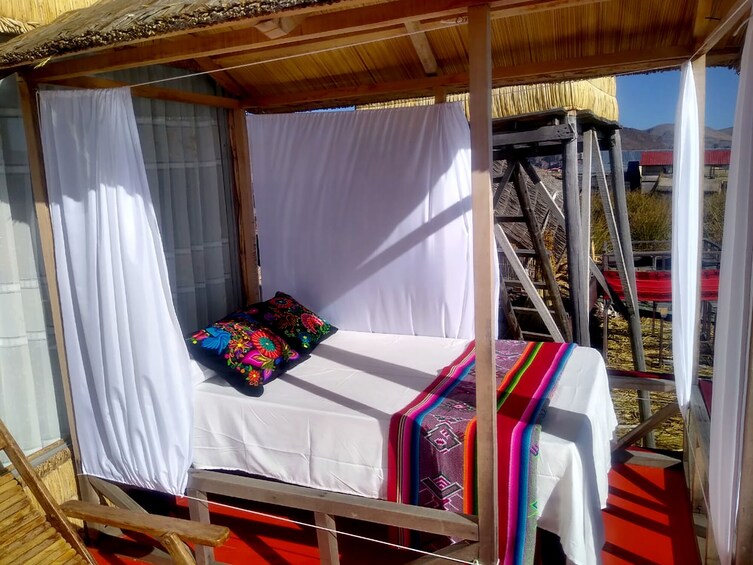Sleep on Uros Island on Lake Titicaca