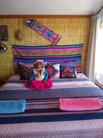 Sleep on Uros Island on Lake Titicaca