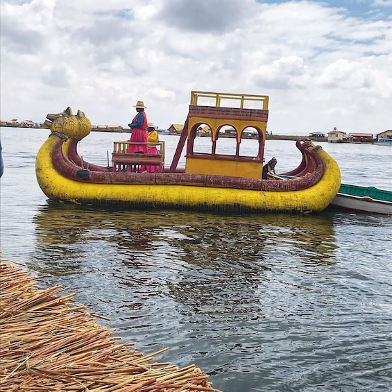 Sleep on Uros Island on Lake Titicaca