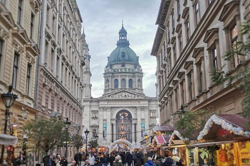 St Steven Basilica around Christmas