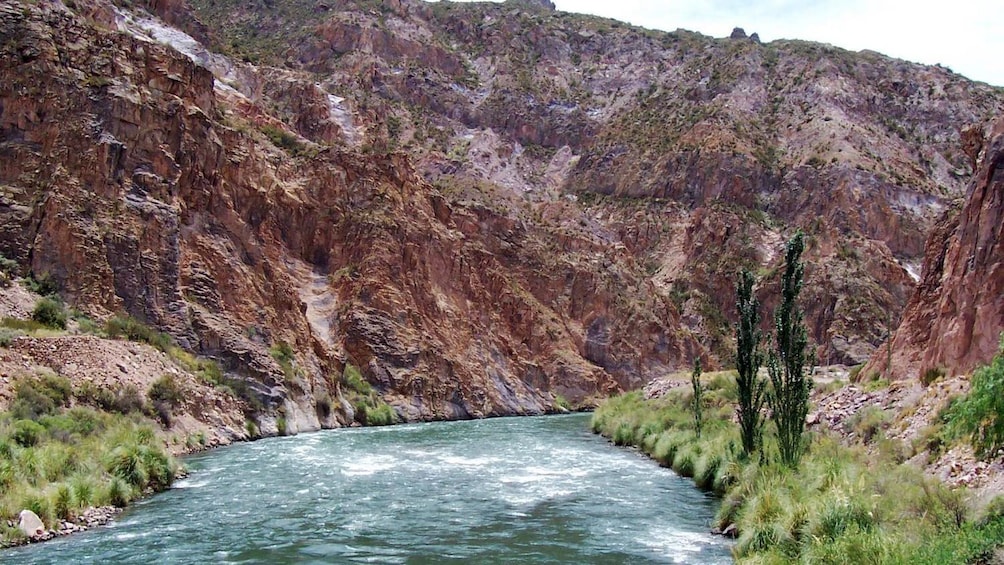 River running through a valley in Argentina