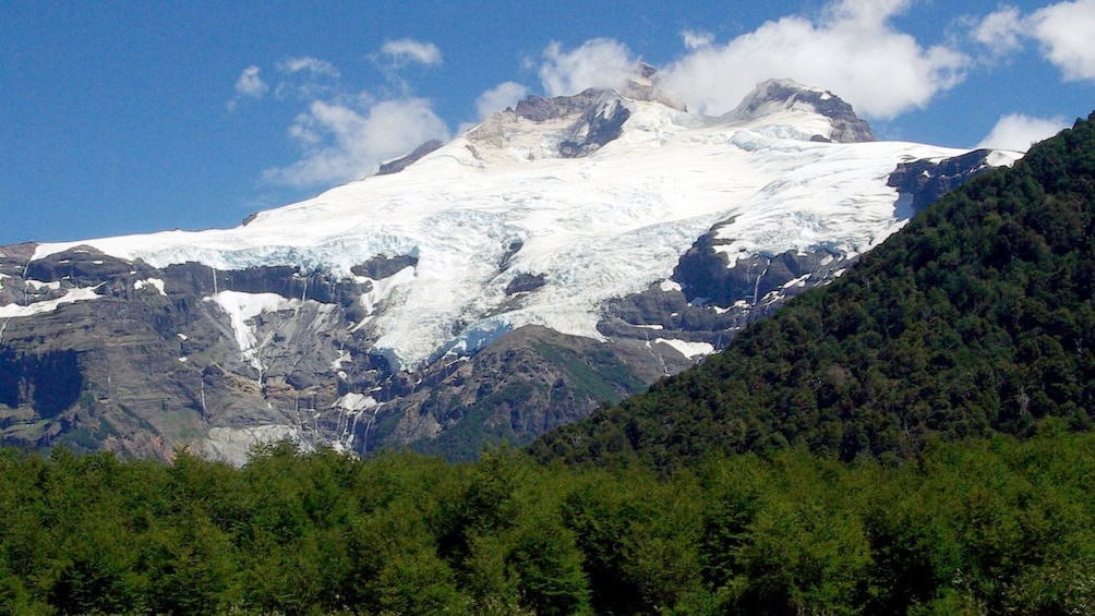 Snowy mountain view in Bariloche