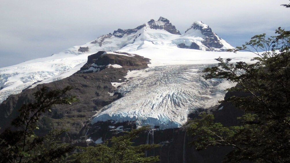 Snowy mountain view in Bariloche