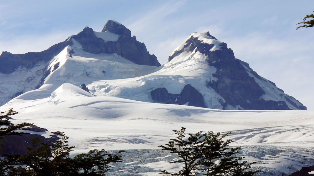 Snowy mountain view in Bariloche