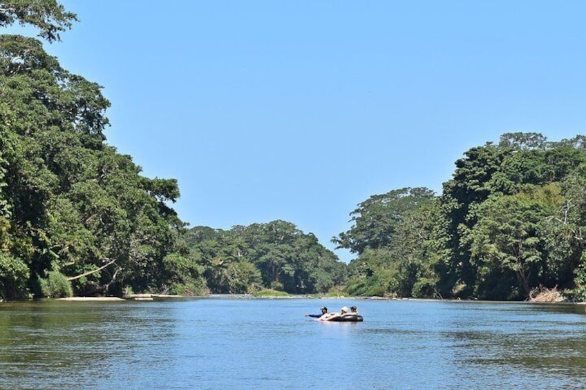 Tubing activity down the river