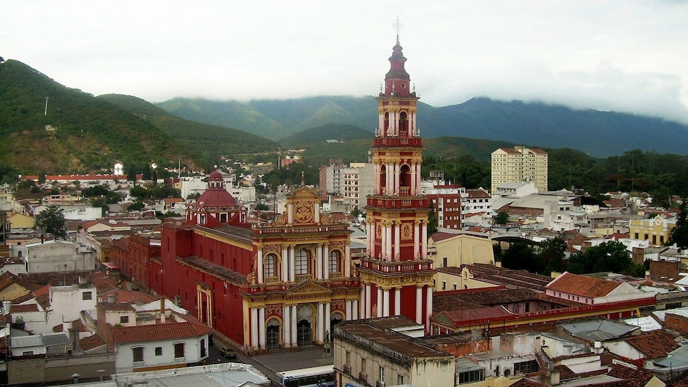 Panoramic view of the city of Salta