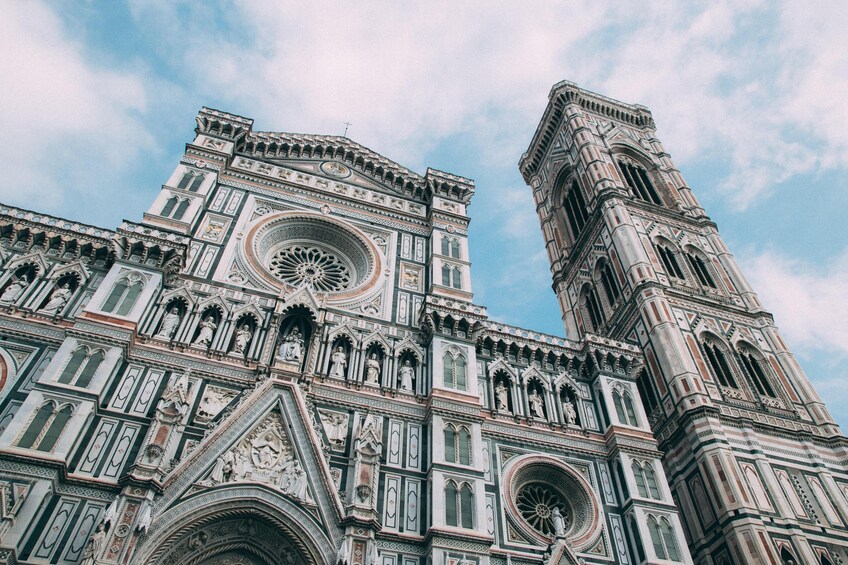 View from below of Florence Cathedral