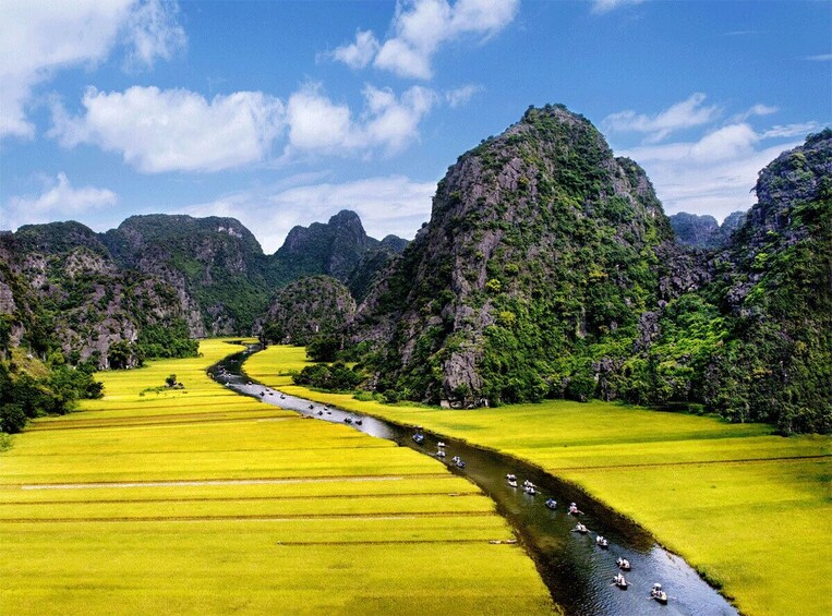 3-day Hanoi - Hoa Lu & Tam Coc Boating package