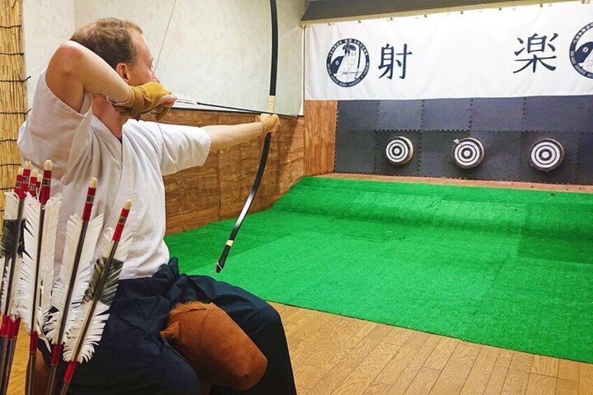 Japanese traditional archery experience Unlimited shooting