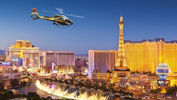 Helicopter City Lights with Limo & Champagne