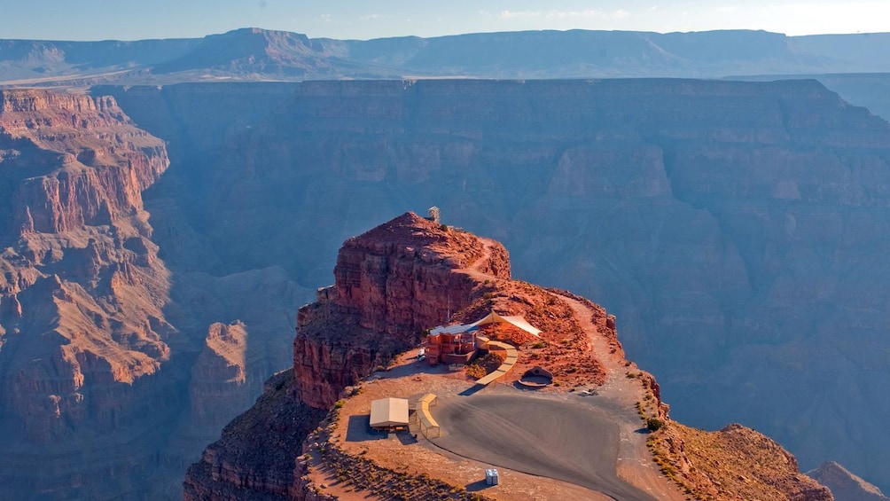 Aerial view of Guano Point in the Grand Canyon 