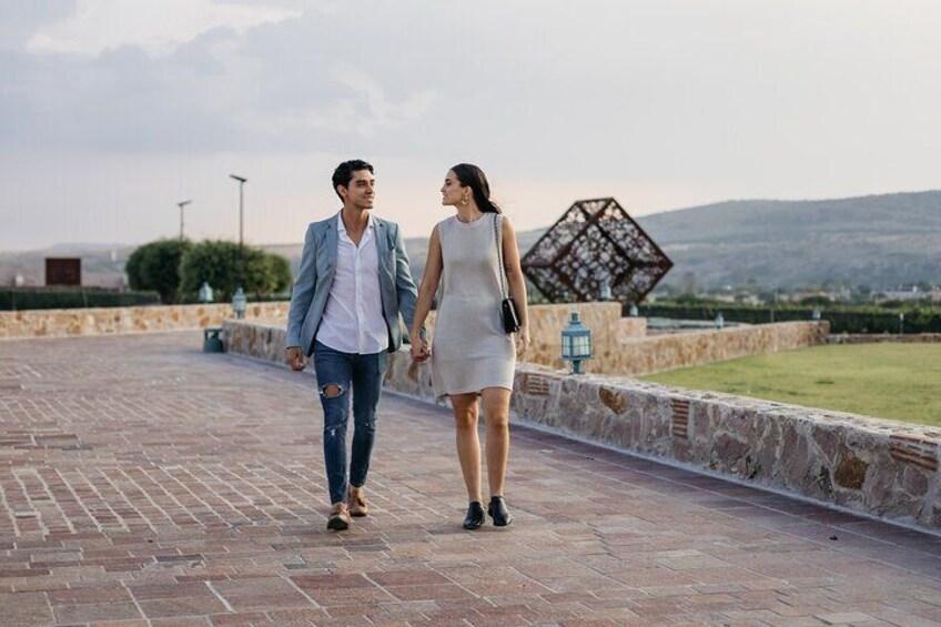 7 course fine dine with local wine pairing at Tres Raices winery