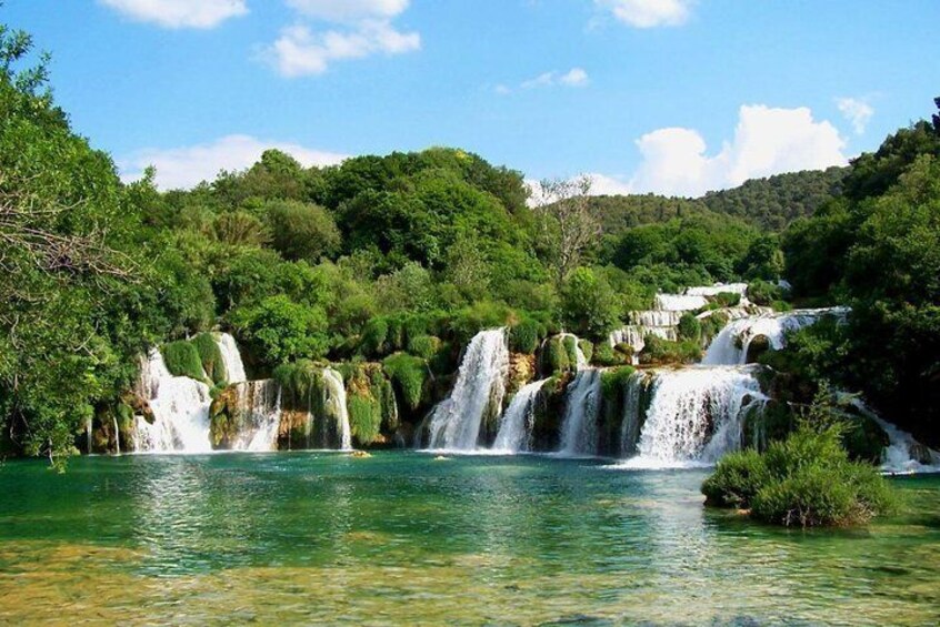 Day trip Krka Waterfalls and Šibenik