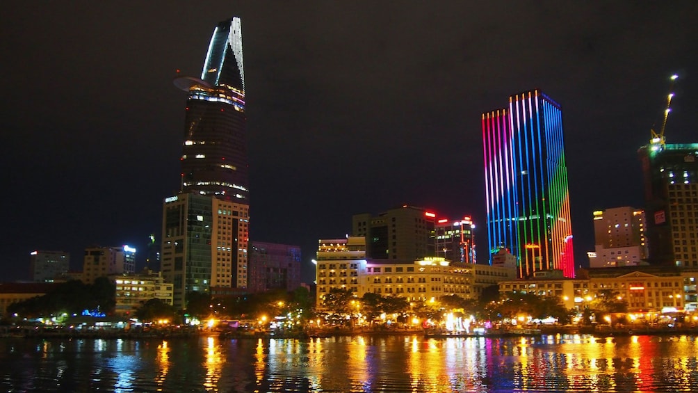 Gorgeous night view of Ho Chi Minh City 