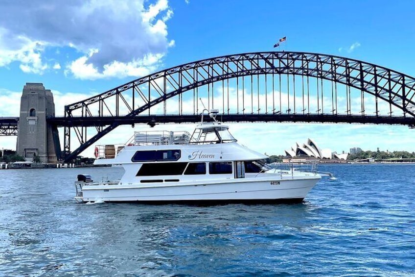 Vivid 90-Minute Sydney Harbour Intimate Catamaran Cruise with Canapes