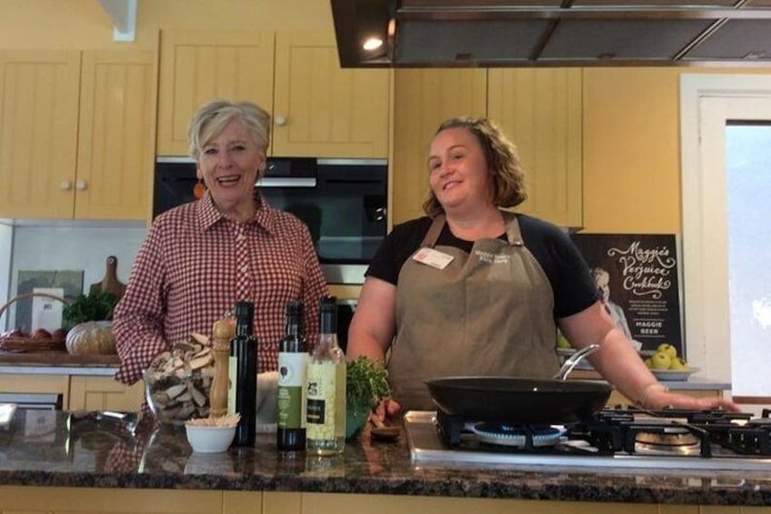 Cooking Demo at Maggie Beer Farm